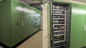 LinkedIn-Post: Nordumfahrung ANU Gubristtunnel. Wir freuen uns, eine weitere Etappe erfolgreich abgeschlossen zu haben: In drei Betriebszentralen des Gubristtunnels wurden die letzten Kältesteuerungen durch uns geliefert und montiert. Ein Schritt in Richtung Gesamtfertigstellung – dank der hervorragenden Zusammenarbeit aller Beteiligten! Präzision, Qualität und Teamwork bringen uns zusammen ans Ziel. Wir sind stolz darauf, gemeinsam innovative Lösungen umzusetzen.